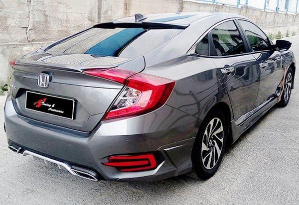Honda Civic Uyumlu 2016 S - Spoiler, Cam Üzeri - Image 1