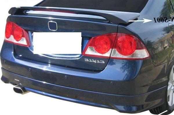 Honda Civic Uyumlu 8 Arka Tampon Altı Fiber 2006-2011 - Image 1