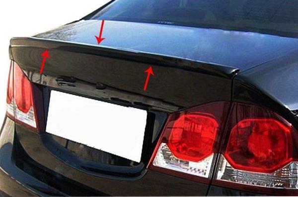 Honda Civic Uyumlu 8 Spoiler Bagaj Gt Fiber 2006-2011 - Image 1