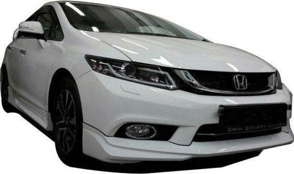 Honda Civic Uyumlu Fb7 (2012-2016) Modulo Black Edition Ön Tampon Ek (Plastik) - Image 1