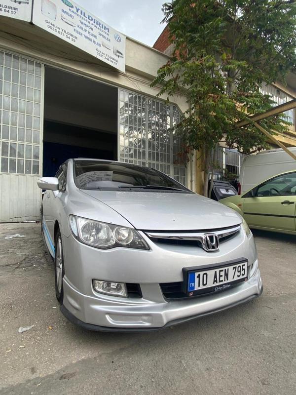 Honda Civic Uyumlu Fd6 Makyajsız Kasa İçin Makyajlı Ön Ek - Image 1