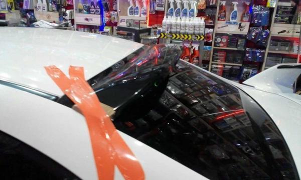 Honda Civic Uyumlu Fb7 Civic Cam Üstü Spoiler - Image 1