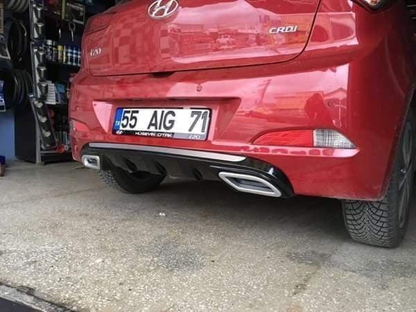 Hyundai İ20 Uyumlu Egzoz Görünüm Difüzör (Plastik) - Image 1