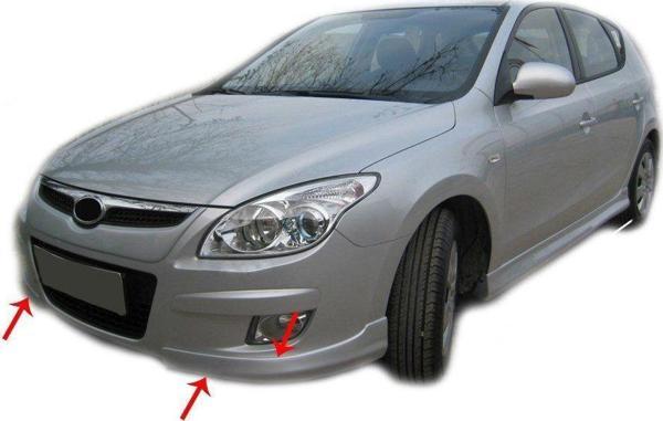 Hyundai İ30 Uyumlu Fd Ön Tampon Altı 2 Parça Fiber 2007-2012 - Image 1