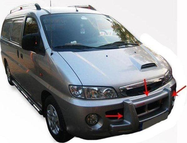Hyundai Starex Uyumlu Ön Koruma (K.Ş) 1998-2007 - Image 1