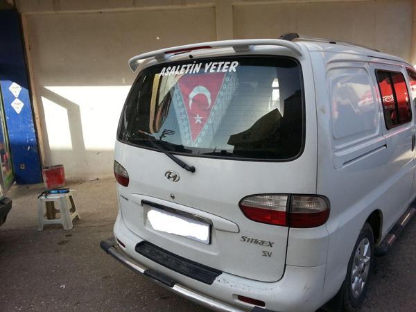 Hyundai Starex Uyumlu Spoiler Bagaj Yüksek (K.Ş) Fiber 1998-2007 - Image 1
