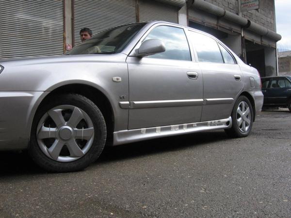 Hyundai Accent Uyumlu 2 Yan Marşpiyel Boyalı - Image 1