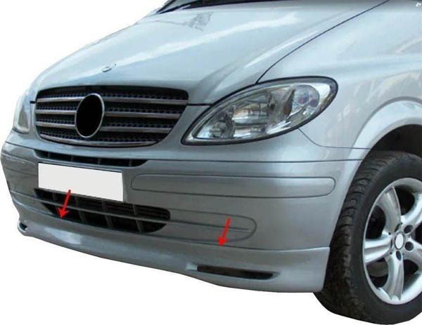 Mercedes Vito Uyumlu W639 Ön Tampon Altı Telli Fiber 2004-2014 - Image 1