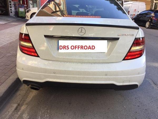 Mercedes W204 Uyumlu (07-13)C Seri Spoiler Bagaj (Kalın) - Image 1
