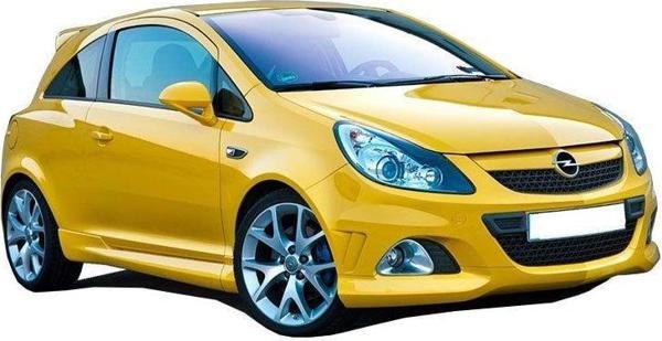 Opel Corsa Uyumlu D (2007-2015) Opc 2 Kapılı (Coupe) Yan Marşpiyel Seti (Plastik) - Image 1