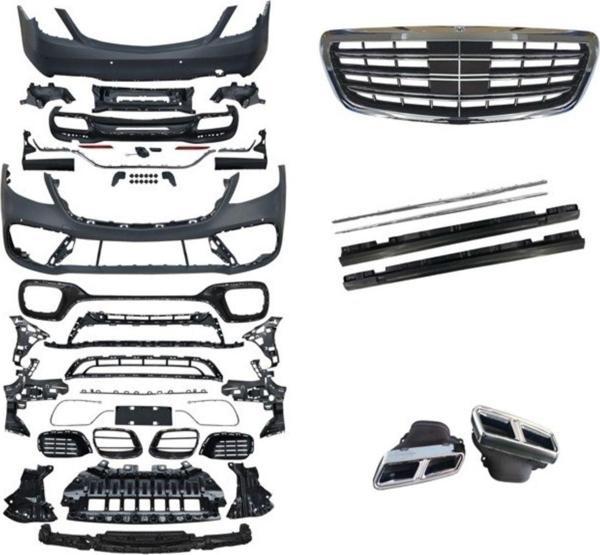 Mercedes W222 Uyumlu 2014-2020 S63 Body Kit - Image 1