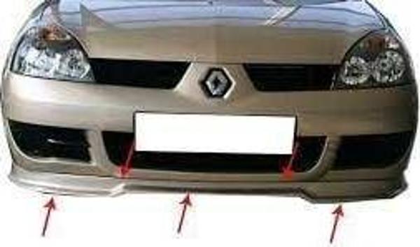 Renault Clio Uyumlu 2 Arka Tampon Altı Fiber 1998-2008 - Image 1