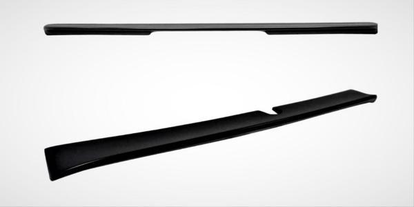 Mercedes W211 Uyumlu (2000-2008) E Serisi Cam Üstü Spoiler - Piano Black (Parlak Siyah) - Image 1