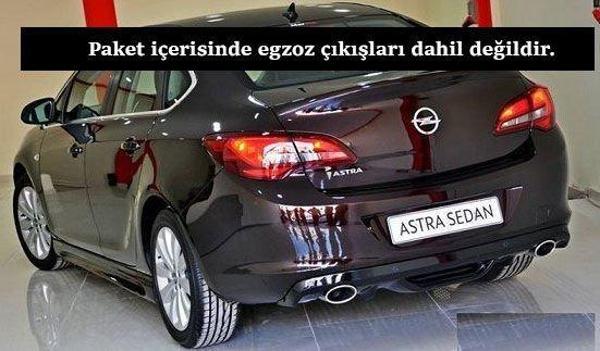 Opel Astra Uyumlu J Sedan Difüzör - Image 1