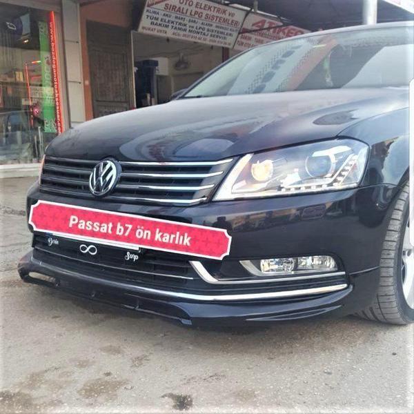 Volkswagen Passat Uyumlu B7 Ön Tampon Eki (Etekli) 2010-2014 Arası - Image 1