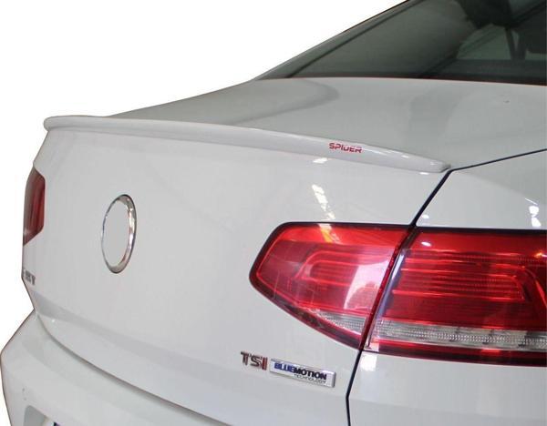 Volkswagen Passat Uyumlu B8.5 (2019-) Spoiler Parlak Siyah Boyalı - Image 1