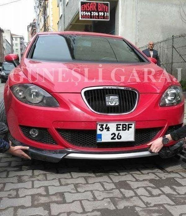 Seat Leon Uyumlu Mk2 Ön Ek Makyajsız (Plastik) - Image 1