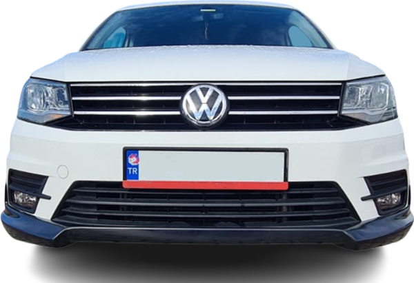 Volkswagen Caddy Uyumlu (2015-2020) Rieger Style Ön Tampon Ek (Plastik) - Image 1