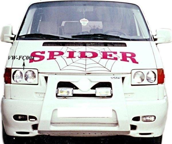 Volkswagen T4 Uyumlu Far Çerçeve 2 Parça Fiber 1995-2002 - Image 1