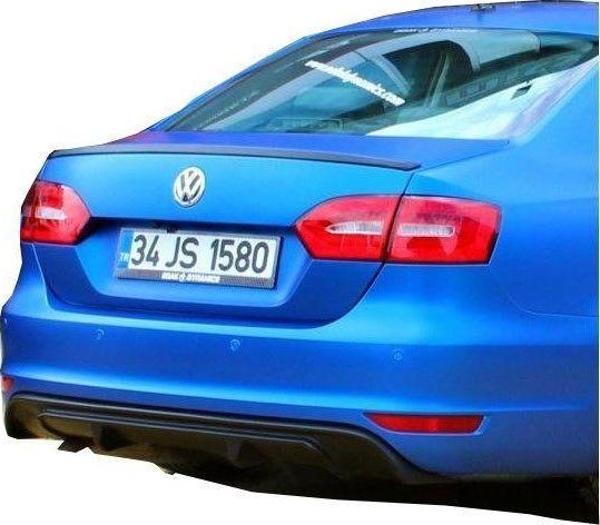 Volkswagen Jetta Uyumlu (2010-2014) R Model Arka Tampon Eki - Difüzör (Plastik) - Image 1