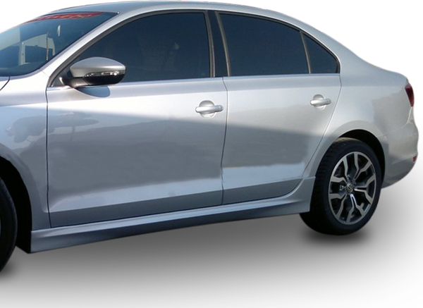 Volkswagen Jetta Uyumlu (2010-2017) R Still Yan Marşpiyel Seti (Plastik) - Image 1