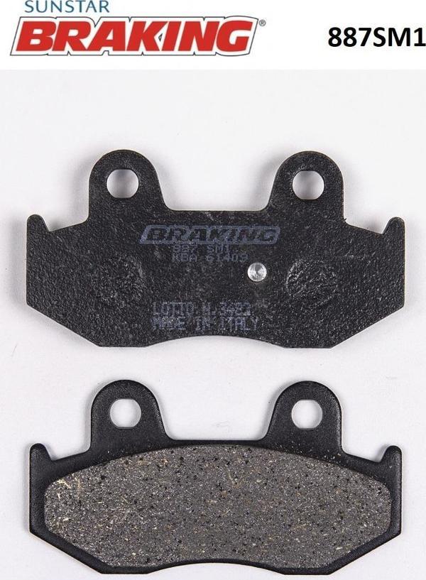 YARI METALİK ARKA FREN BALATASI / SUZUKI / AN 400 BURGMAN / 400cc / ARKA  / 2001-2002-2003-2004-2005-2006-2007-2008-2009 - Image 1