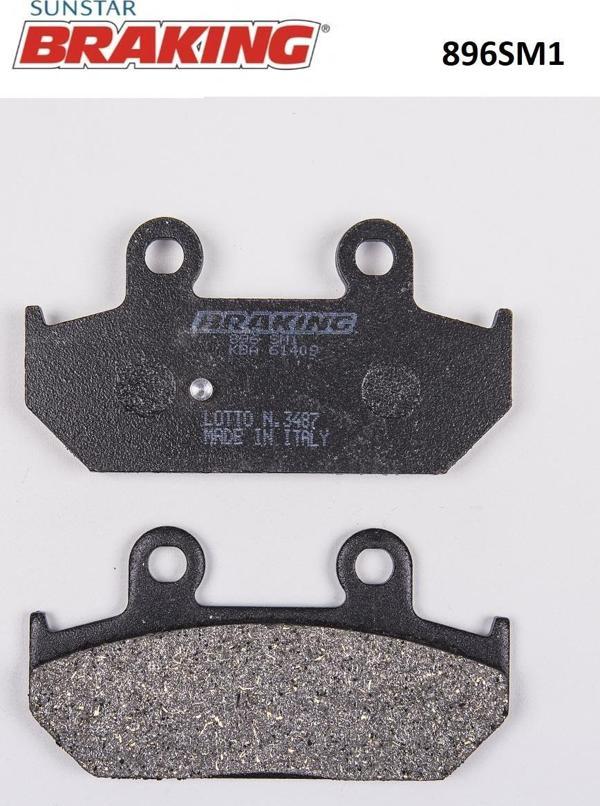 YARI METALİK ARKA FREN BALATASI / SUZUKI / AN 650 BURGMAN / 650cc / ARKA  / 2004-2005-2006-2007-2008-2009-2010-2011-2012 - Image 1