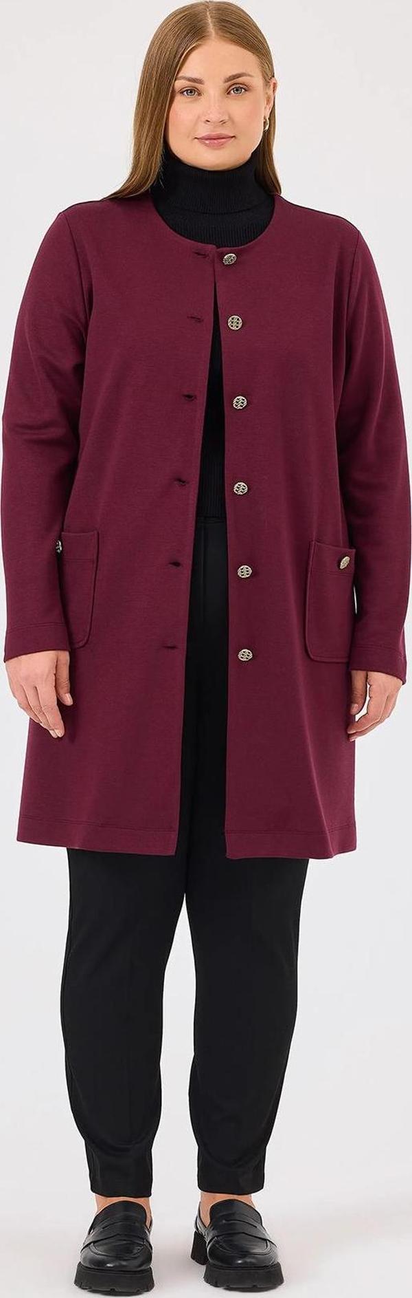 Galaxi Kadın Büyük Beden Bilek Boy Pantolon 4026 Siyah - Image 1