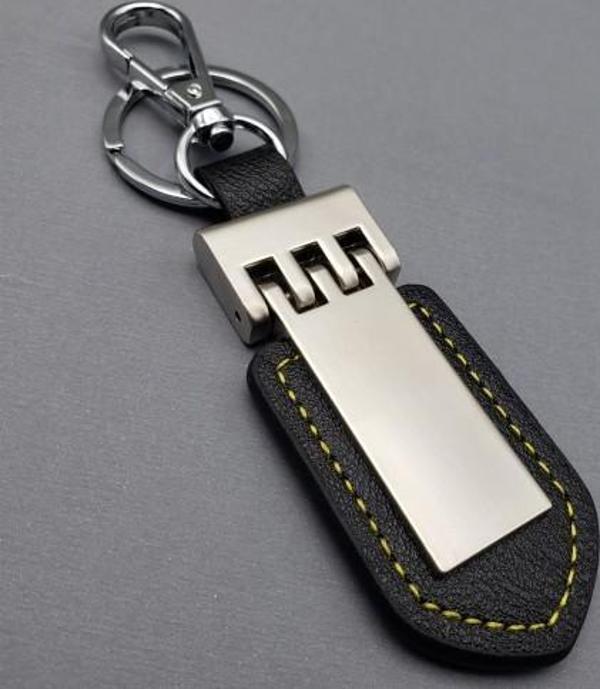Deri Metal Anahtarlık - Image 1