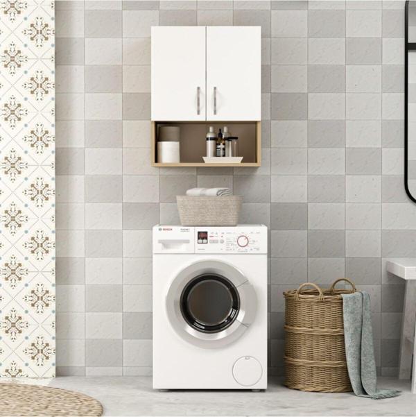 DemonteHome Vodadh Banyo Dolabi Safi̇rmeşe Beyaz - Image 1