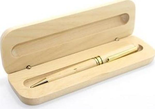 Ahşap Kutulu Tükenmez Kalem Model 1 - Image 1