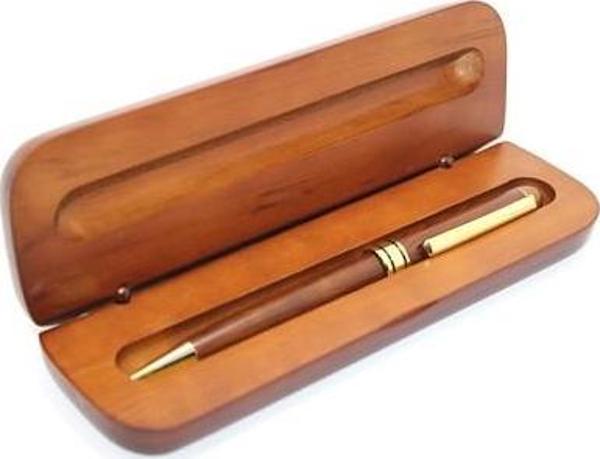 Ahşap Kutulu Tükenmez Kalem Model 4 - Image 1
