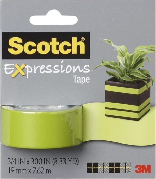 Scotch® C214-Grn ® Renkli Bant Yeşil 19Mmx7,62 M - Image 1