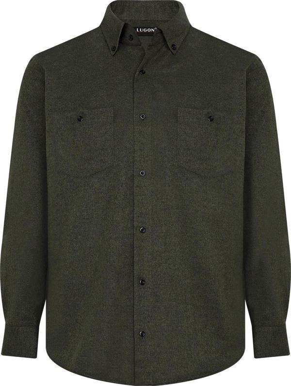 Lugon Erkek Çift Cep Kışlık Kaşmir Gömlek - Image 1