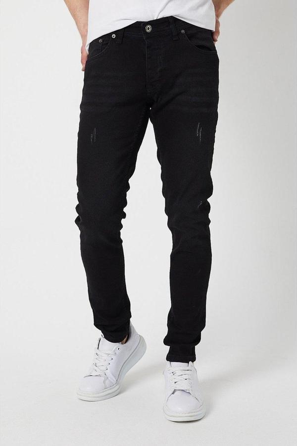Sheff Denim Slim Fit Siyah Jean Pantolon-6986 - Image 1