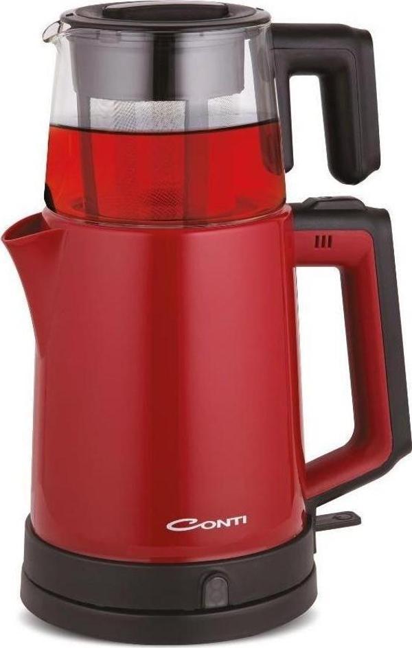 Conti CTM-200 Stly Plastik Çaycı Bordo - Image 1