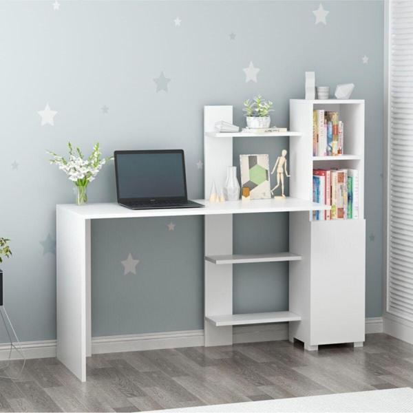 DemonteHome Lorendh Çalişma Masasi Beyaz - Image 1
