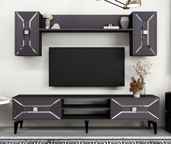 DemonteHome Yumedi̇dh Tv Üni̇tesi̇ Takimi Antrasi̇t Gümüş - Image 1