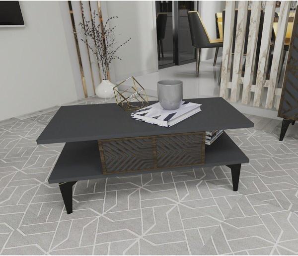 DemonteHome Merli̇ndh Orta Sehpa Antrasi̇t-Cevi̇z - Image 1