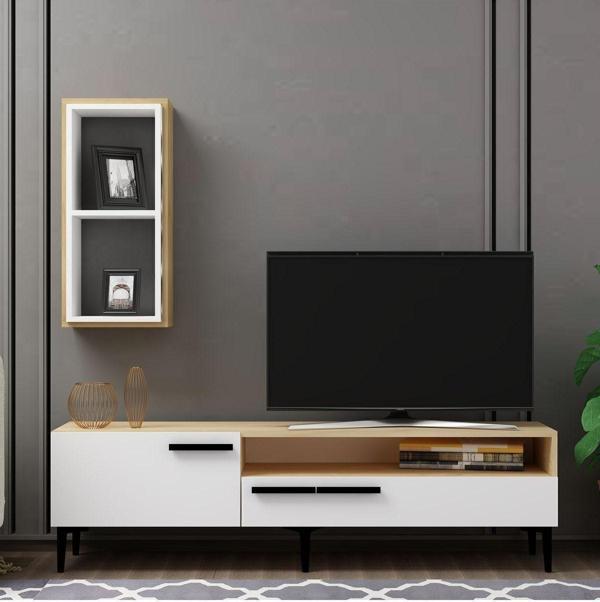 DemonteHome Zeradh Tv Ünitesi Safirmeşe Beyaz - Image 1