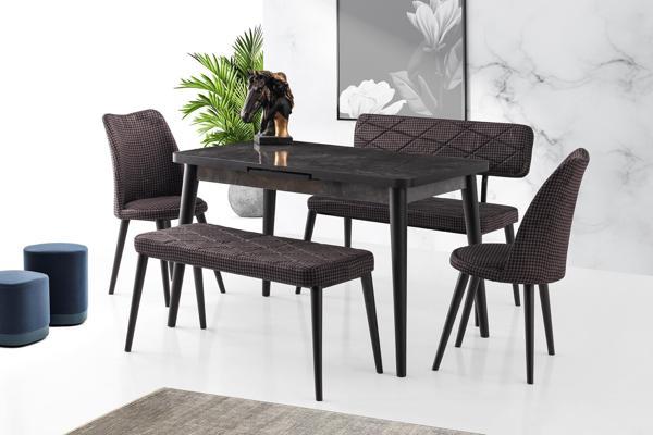 Açılır Silva Aris Masa  + Ekol Bench Takım - Image 1