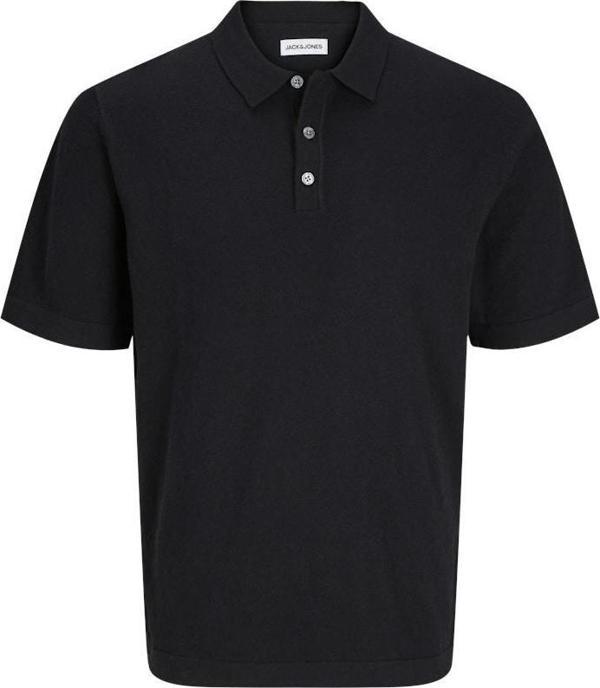 Jack&Jones Emıl Knıt Relaxed Relax Fit Tiriko Erkek Polo Yaka Tişört 12268216 - Image 1