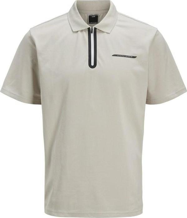 Jack&Jones Fusıon Pıque Fermuarlı Polo Yaka Erkek Tişört 12273127 - Image 1