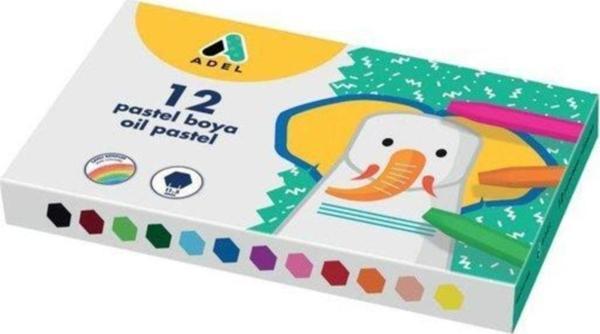 12 Renk Pastel Boya Seti - Image 1