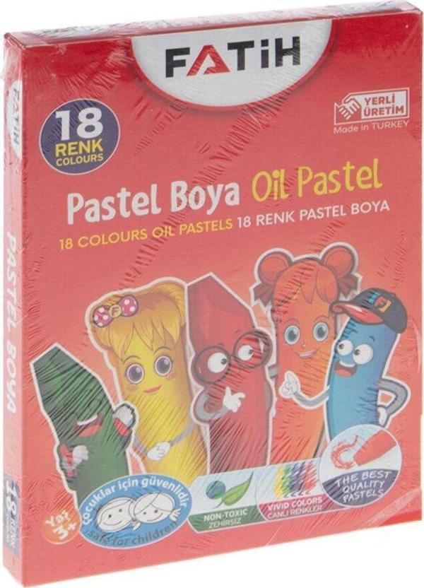 Pastel Boya 18 Renk Karton Kutu 50330/F 3307 - Image 1