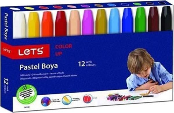 Pastel Boya Karton Kutu Köşeli 12 Renk - Image 1