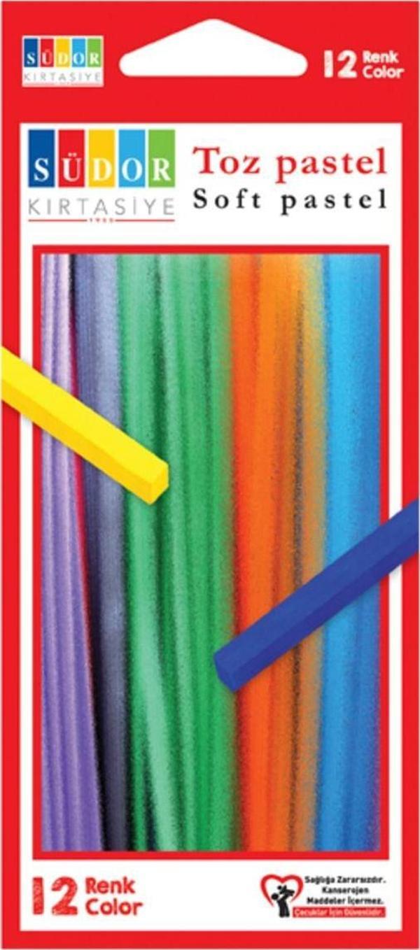 Pastel Boya Toz 12 Renk Bs97 - Image 1