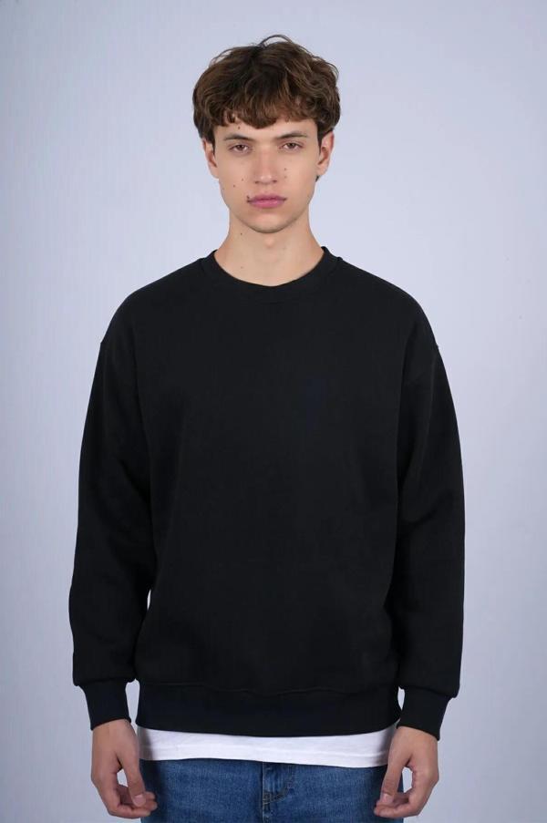 Sportuel Jsco Bisiklet Yaka Erkek Sweat - Image 1