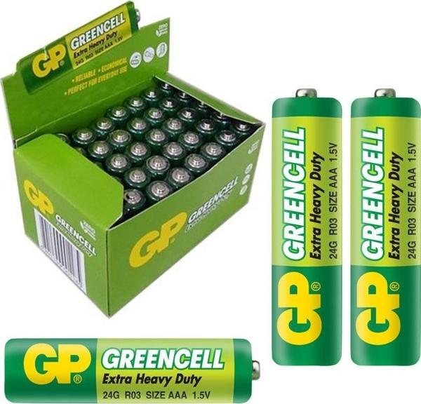 GP 24G-2S2 Greencell AAA 40'lı İnce Kalem Pil - Image 1