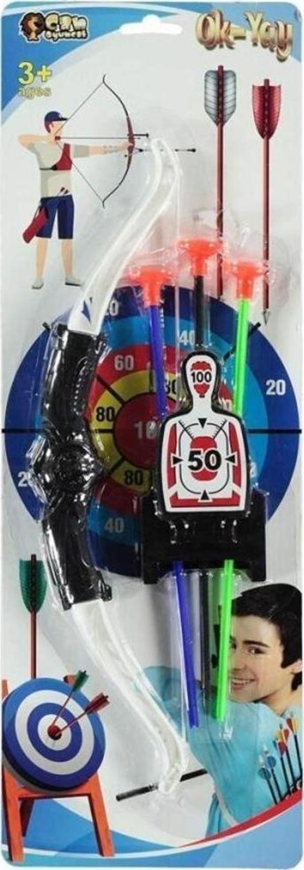 1 Adet E3051 Kartela Ok Yay Set -can Erkek Cocuk Oyuncakları Kız Cocuk Oyuncakları - Image 1